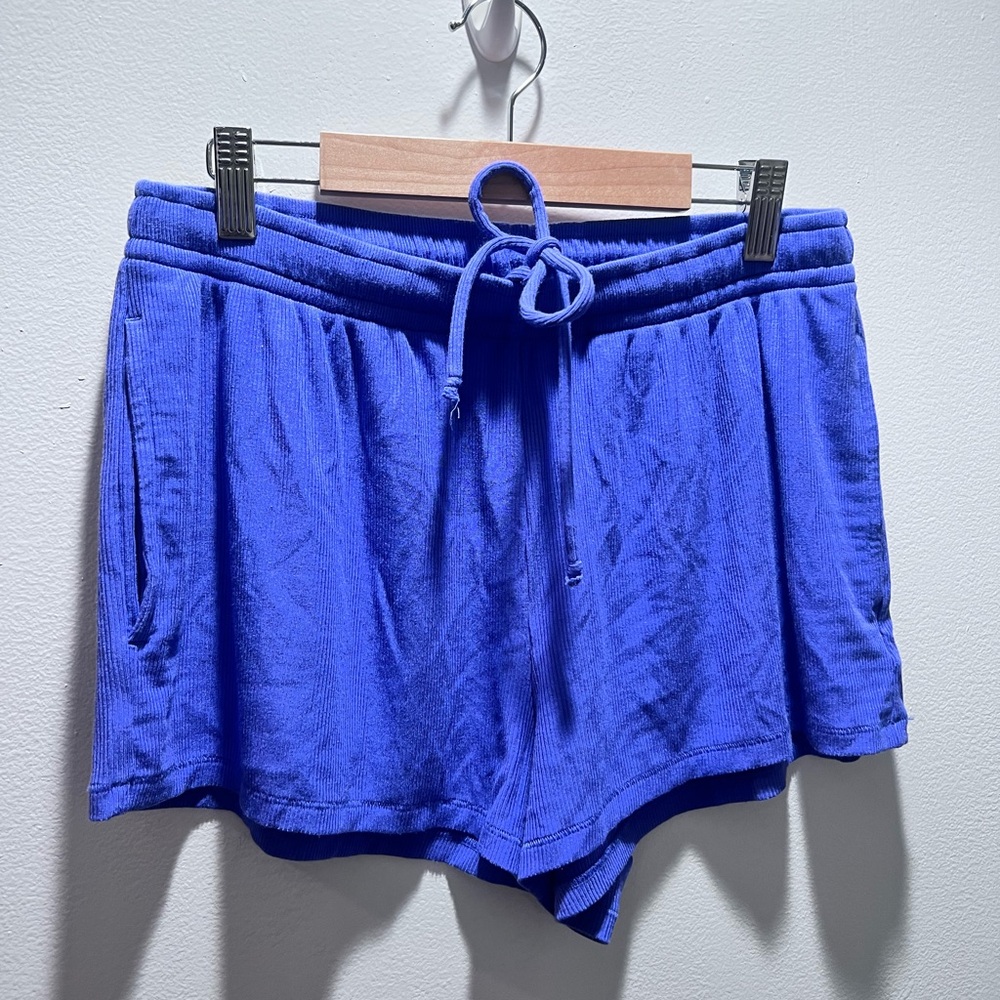 SKIMS Purple Athletic Shorts with Drawstring Waist Womens Small - Picture 1 of 5